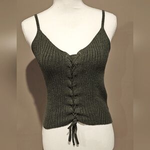 ⭐ 3 for $18 ⭐ American Eagle Knit Black Tank size XS